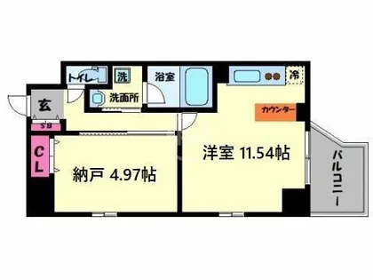 プレジオ本町【11階】の間取り