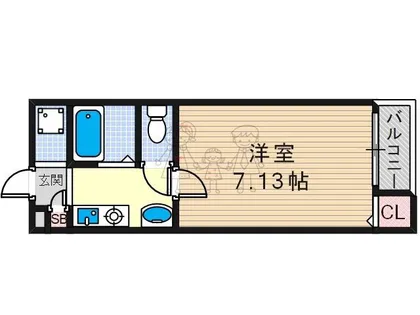 アビコ88マンション【2階】の間取り