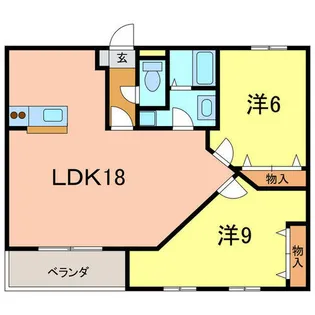 Sun石ナ曽根N【3階】の間取り