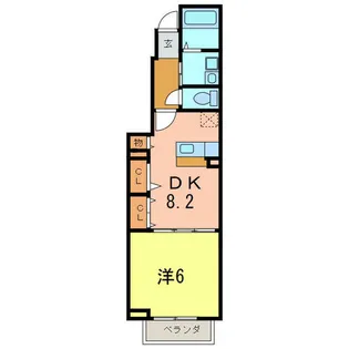 ツイン・フォレスト【1階】の間取り
