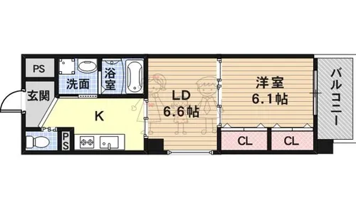 blance abiko【8階】の間取り