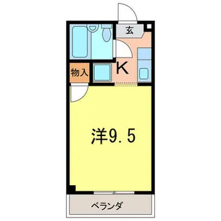 コーポ桜井2【3階】の間取り