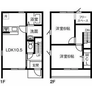 AZUR 三皿【1階】の間取り