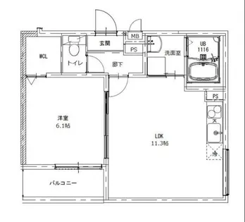 アッコルド【2階】の間取り
