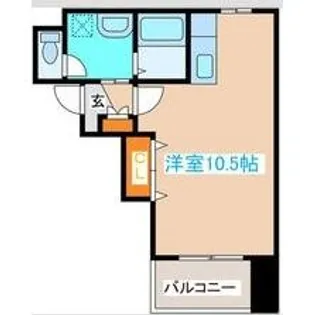 1Rの間取り画像