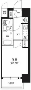 ワールドアイ阿波座WEST【9階】の間取り