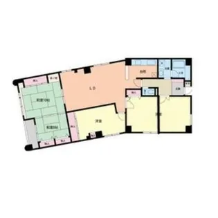 幸田マンション新深江【2階】の間取り