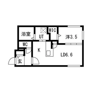 アルファレジデンス麻生【4階】の間取り