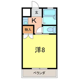 メゾン日高【1階】の間取り