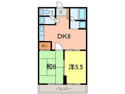 サンモール【1階】の間取り