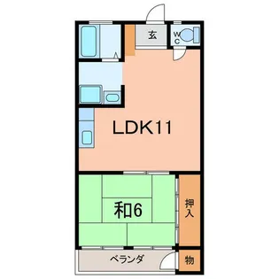 サンモール【3階】の間取り