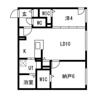 アルファレジデンス麻生【4階】の間取り
