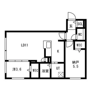 アルファレジデンス麻生【3階】の間取り