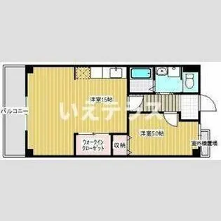 プラージュ御崎【3階】の間取り