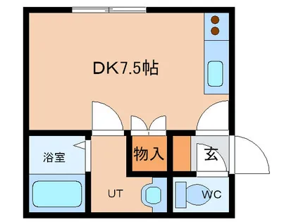 サクセス戸倉【102号室】の間取り