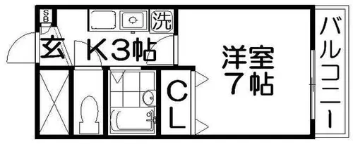 MOE STAGE【1階】の間取り