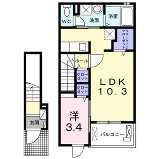フィオーレ【2階】の間取り