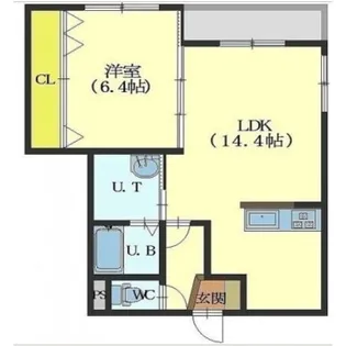 ラ ベルマ【305号室】の間取り