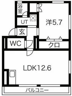 アプリV【1階】の間取り