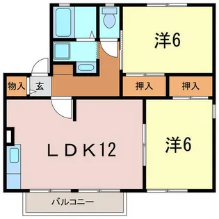 エイトファーム知立B【2階】の間取り