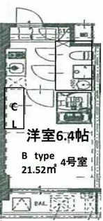 エスリードレジデンス大阪福島フロント【8階】の間取り