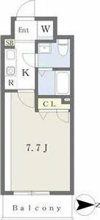 VIOLA KANAYAMA【7階】の間取り