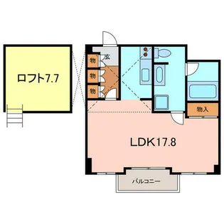 シャトーヨサミ【6階】の間取り