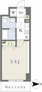 VIOLA KANAYAMA【5階】の間取り