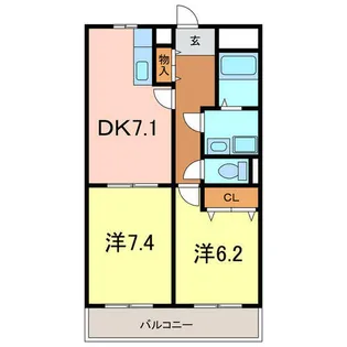 SOLE城山【3階】の間取り