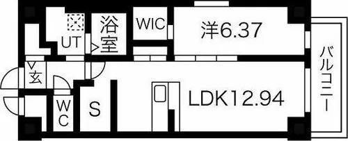 グランドソレイユ伝馬【3階】の間取り