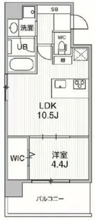 アプリーレ大阪城北【2階】の間取り