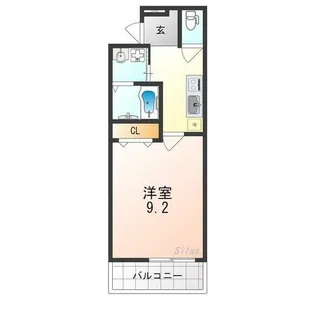 大阪府堺市西区鳳中町9丁【アパート】の間取り