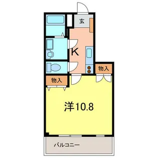 ハイツ田戸Ⅱ【3階】の間取り