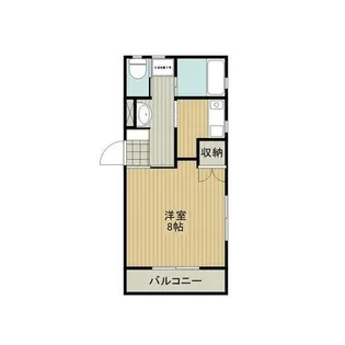 愛知県安城市大山町2丁目【アパート】の間取り