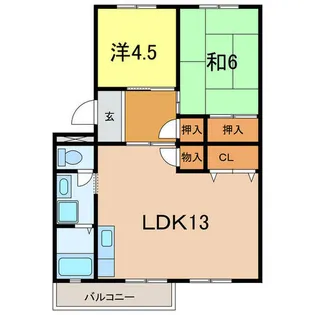 メゾン碧水【3階】の間取り
