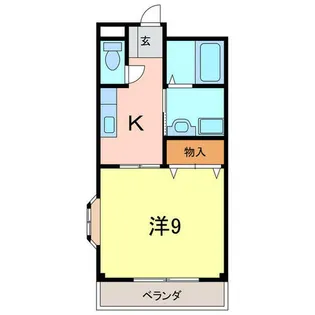 アーバンコート志貴崎【2階】の間取り