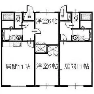 センチュリー七飯【202号室】の間取り