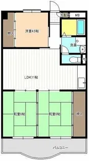 光ハイツ【0505号室】の間取り