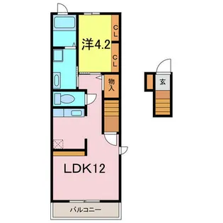 向日葵之絢 Brown【2階】の間取り