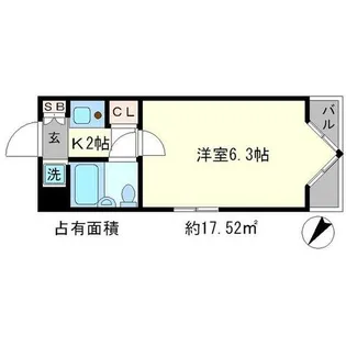 デトムワン鴨川【4階】の間取り