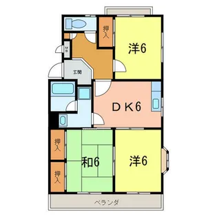 シベール二番館【2階】の間取り