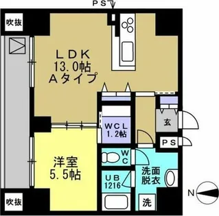 AXIA MEIEKI【5階】の間取り