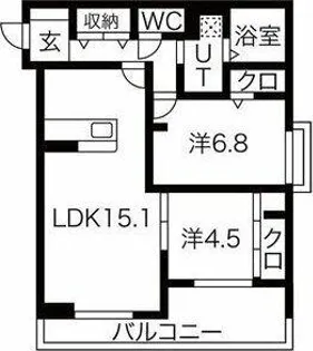 メゾン ド アンジュ【3階】の間取り