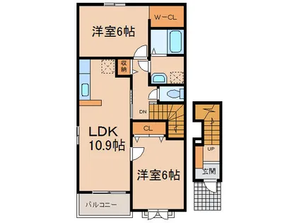 シュシュ【2階】の間取り