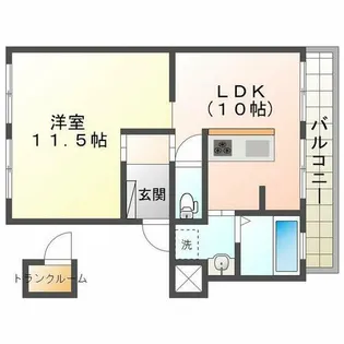 サンモール福田【5階】の間取り