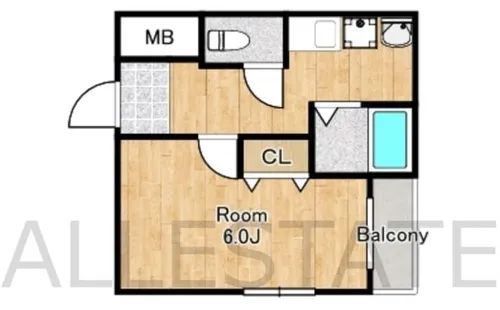 アイファースト緑橋【10階】の間取り
