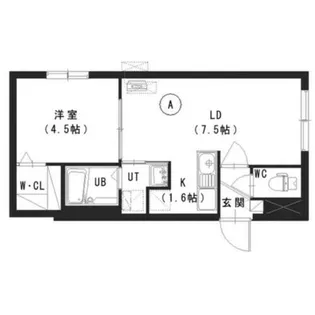 ペシェ澄川【1階】の間取り