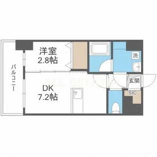 リアライズ小路【4階】の間取り