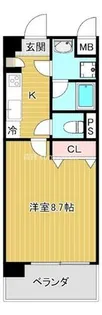 ディアコートハナテン【5階】の間取り