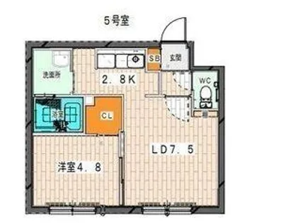 Pure Clair【2階】の間取り